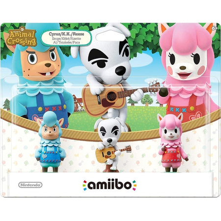 Animal Crossing Series - Cyrus + K.K. Slider + Reese Amiibo 3-Pack