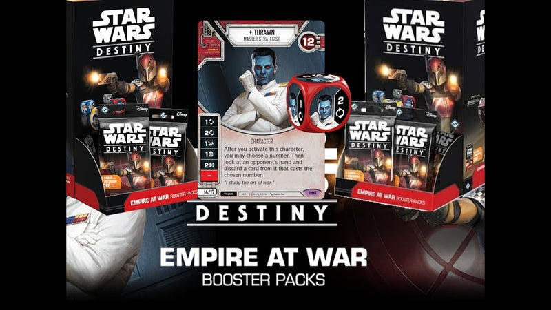 Star Wars Destiny TCG: Empire at War Booster Box - 36 Packs, Dice Included