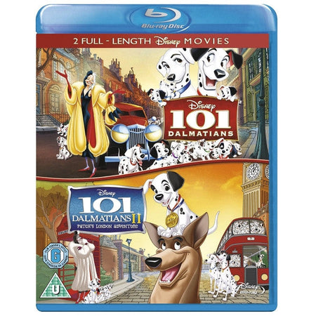 Disney's 101 Dalmatians and 101 Dalmatians II: Patch's London Adventure [Blu-Ray 2-Movie Collection]