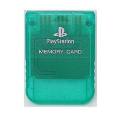 Sony PlayStation 1 Emerald Green Memory Card [PlayStation 1 Accessory]