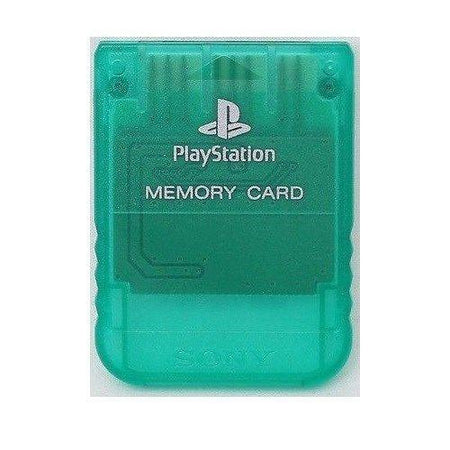 Sony PlayStation 1 Emerald Green Memory Card [PlayStation 1 Accessory]