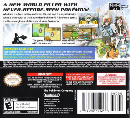 Pokemon White Version [Nintendo DS DSi]