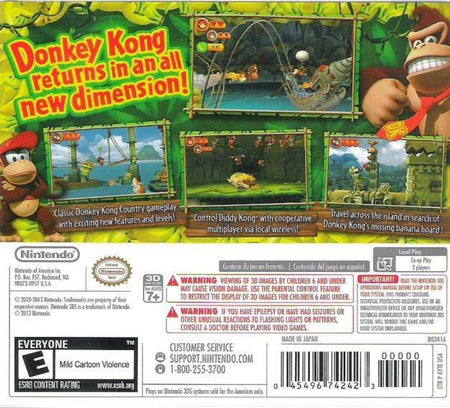 Donkey Kong Country Returns 3D [Nintendo 3DS]