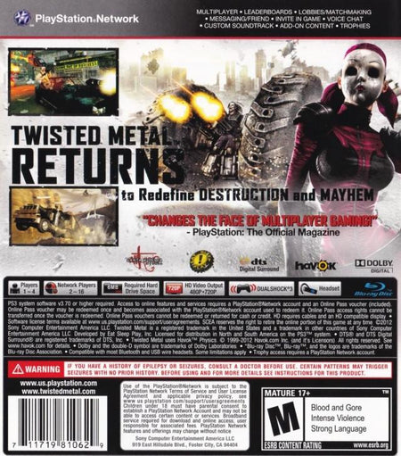 Twisted Metal [PlayStation 3]