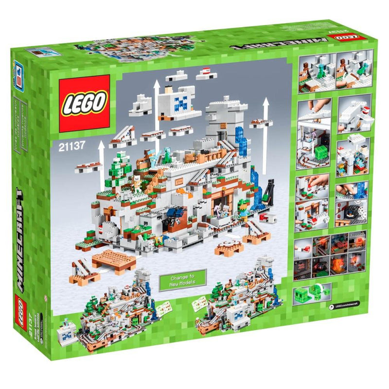 LEGO Minecraft The Mountain Cave 2863 Piece Building Kit [LEGO, #21137]