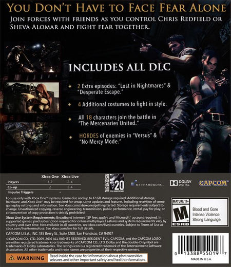 Resident Evil 5 HD [Xbox One]