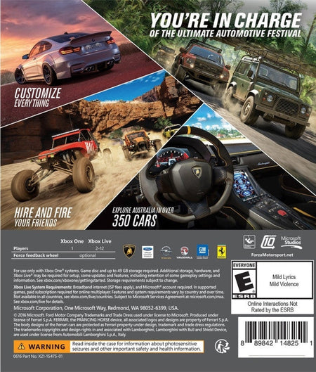 Forza Horizon 3 [Xbox One]