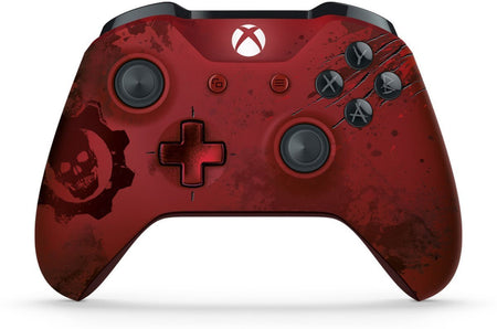 Xbox One Wireless Controller - Gears of War 4 Crimson Omen Limited Edition [Xbox One Accessory]