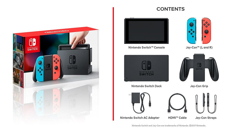 Nintendo Switch Console - Neon Blue and Red Joy-Con [Nintendo Switch System]