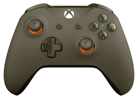 Xbox One Wireless Controller - Green-Orange Camo [Xbox One Accessory]