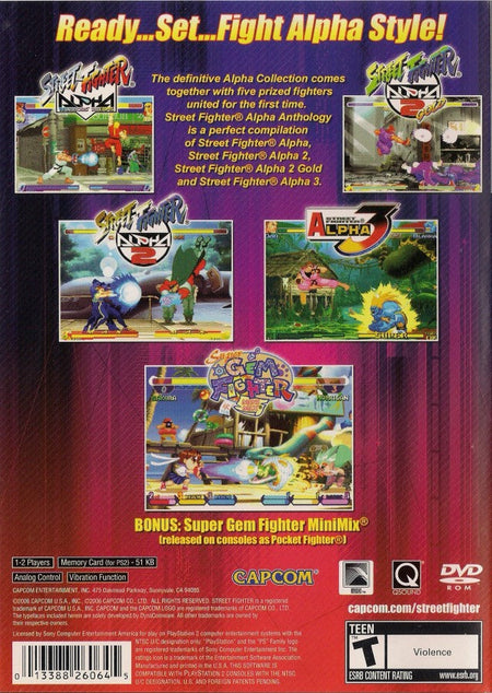 Street Fighter Alpha Anthology [PlayStation 2]