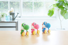 Light Blue Yarn Yoshi Amiibo - Yoshi's Woolly World Series [Nintendo Accessory]