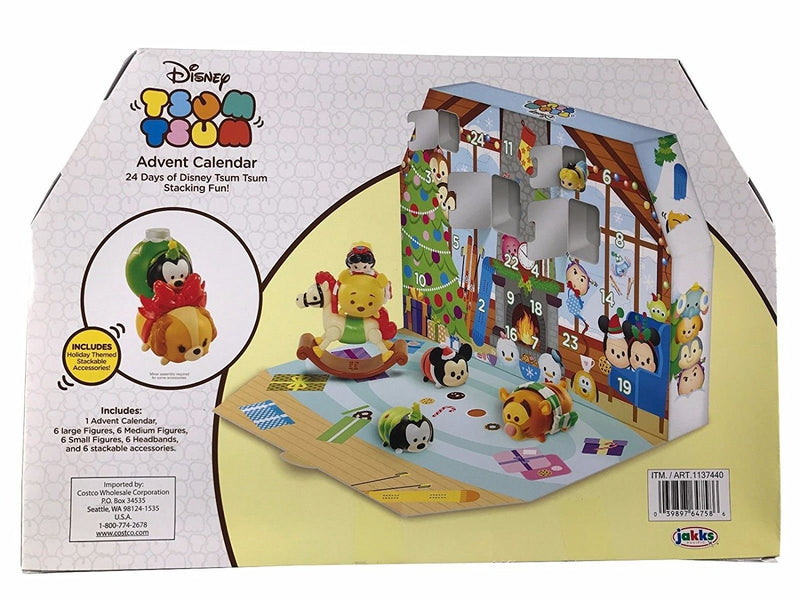 Disney Tsum Tsum Holiday Countdown Advent Christmas Calendar - 2017 Edition [Toys, Ages 6+]