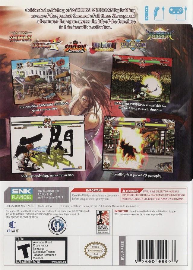 Samurai Shodown Anthology [Nintendo Wii]
