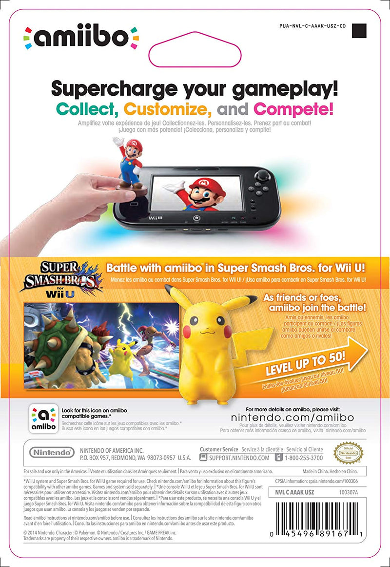 Pikachu Amiibo - Super Smash Bros. Series [Nintendo Accessory]