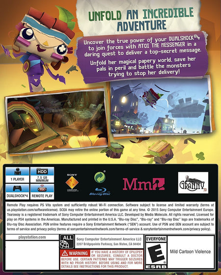 Tearaway Unfolded [PlayStation 4]