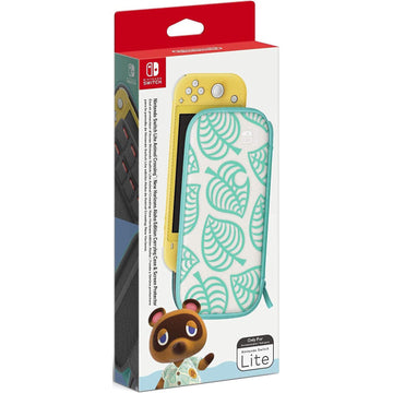 Animal Crossing: New Horizons Aloha Edition - Carrying Case & Screen Protector [Nintendo Switch Lite Accessory]
