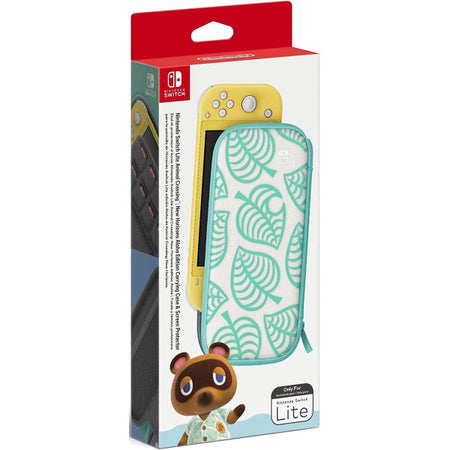 Animal Crossing: New Horizons Aloha Edition - Carrying Case & Screen Protector [Nintendo Switch Lite Accessory]
