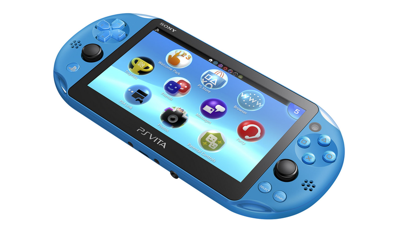 Aqua Blue PS Vita Slim Handheld Console [Sony PS Vita System]