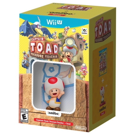 Captain Toad: Treasure Tracker + Toad Amiibo [Nintendo Wii U]