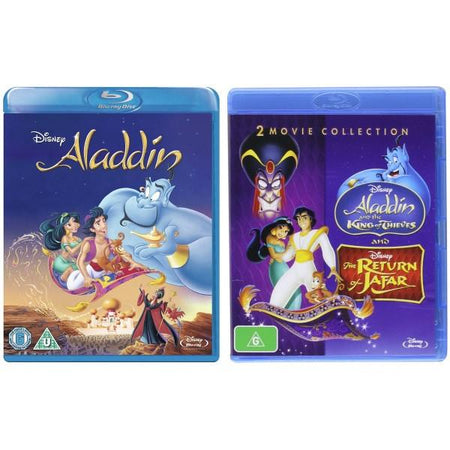Disney's Aladdin + Aladdin: The King Of Thieves & The Return Of Jafar [Blu-Ray 3-Movie Collection]