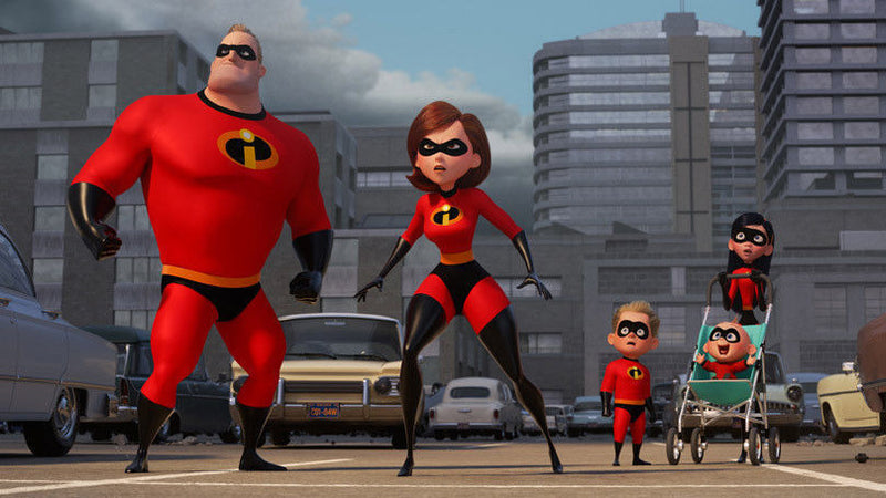 Disney Pixar The Incredibles and Incredibles 2 [Blu-Ray 2-Movie Collection]