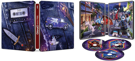 Disney Pixar's Onward - 4K Limited Edition Collectible SteelBook - Best Buy Exclusive [Blu-ray + 4K UHD + Digital HD]
