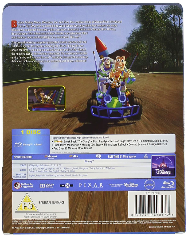 Disney Pixar Toy Story - Limited Edition Collectible SteelBook [Blu-Ray]