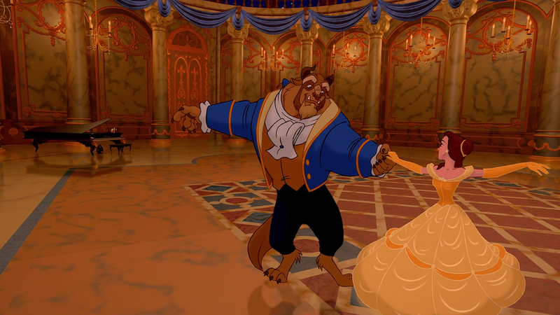 Disney's Beauty and the Beast Live Action + Animated Classic 2-Movie Collection [Blu-Ray Box Set]