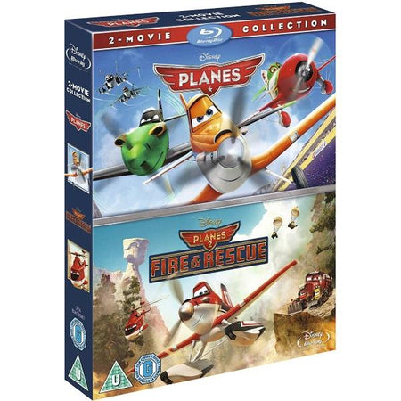 Disney's Planes + Planes 2: Fire & Rescue 2-Movie Collection [Blu-Ray Box Set]