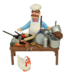 Disney's The Muppets Swedish Chef Action Figure w/ Accessories - Deluxe Select [Toys, Ages 3+]