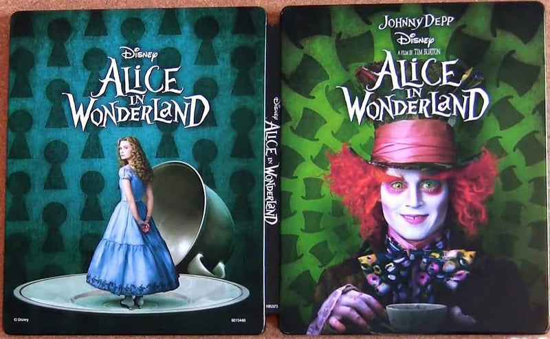 Disney's Alice in Wonderland - Live Action - Limited Edition SteelBook [Blu-ray + DVD + Digital]