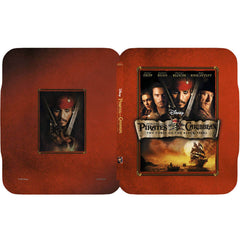 Disney's Pirates of the Caribbean: The Curse of the Black Pearl - Limited Edition SteelBook [Blu-ray]