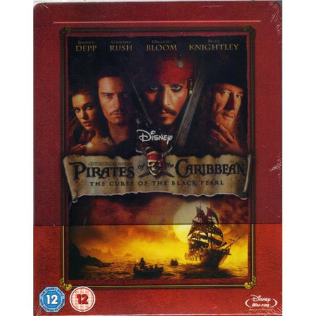 Disney's Pirates of the Caribbean: The Curse of the Black Pearl - Limited Edition SteelBook [Blu-ray]