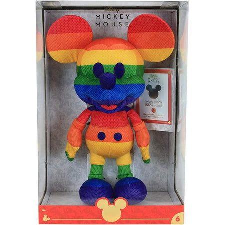 Disney Year of The Mouse Collector Plush - Rainbow Mickey Mouse [Toy, Ages 3+]