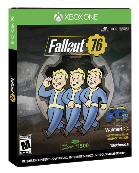 Fallout 76 - Steelbook Edition w/ Bonus Controller Skin [Xbox One]