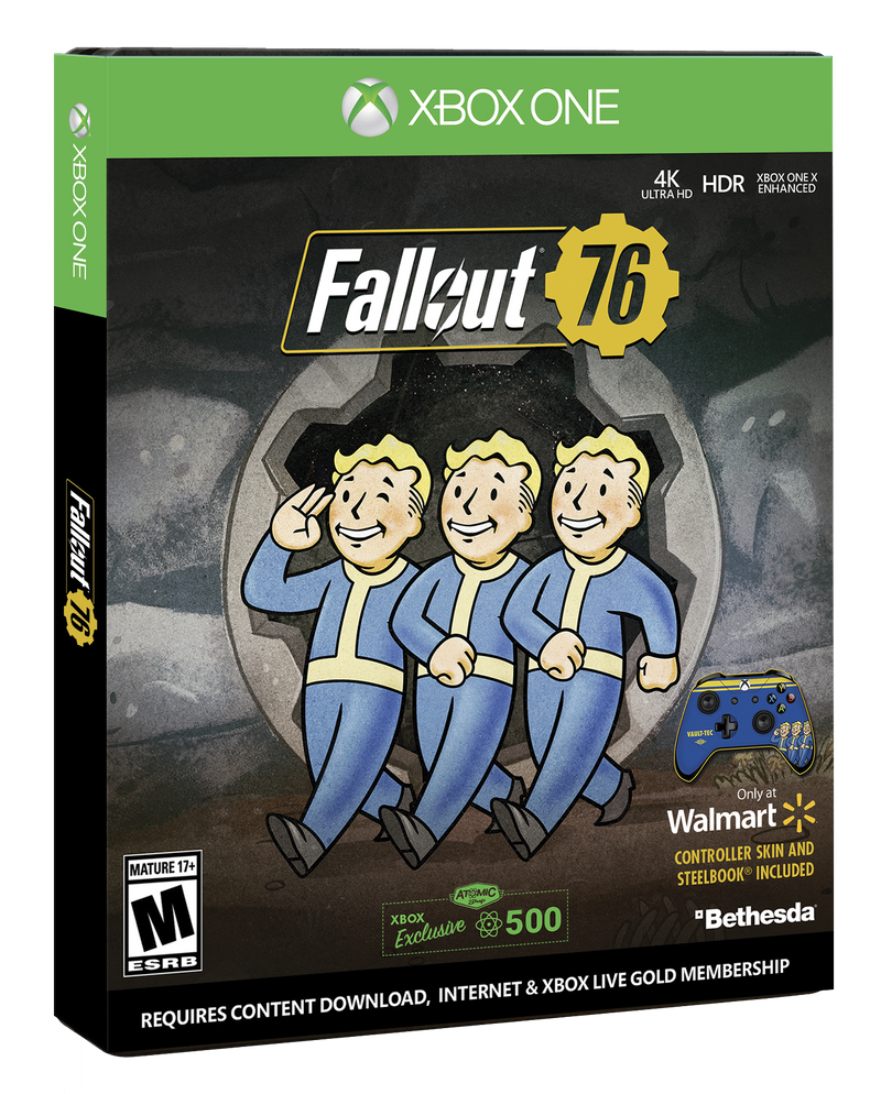 Fallout 76 - Steelbook Edition w/ Bonus Controller Skin [Xbox One]