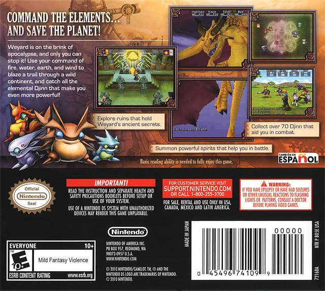 Golden Sun: Dark Dawn [Nintendo DS DSi]