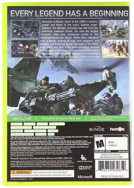Halo: Reach [Xbox 360]