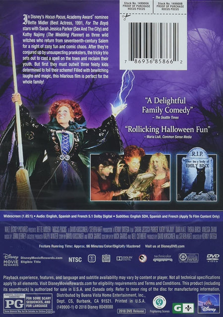 Hocus Pocus [DVD]