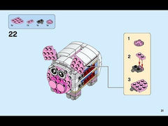 LEGO Mini Piggy Bank Limited Edition 3-in-1 248 Piece Building Kit [LEGO, #40251]