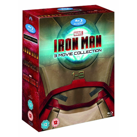 Marvel's Iron Man 1-3 [Blu-Ray 3-Movie Collection]