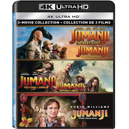 Jumanji: 3 Movie Collection 4K [4K UHD + Digital Box Set]