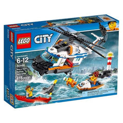 LEGO City: Heavy-Duty Rescue Helicopter - 415 Piece Building Kit [LEGO, #60166]