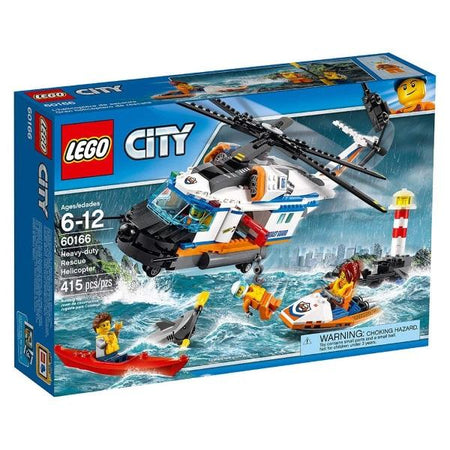 LEGO City: Heavy-Duty Rescue Helicopter - 415 Piece Building Kit [LEGO, #60166]