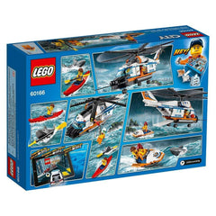 LEGO City: Heavy-Duty Rescue Helicopter - 415 Piece Building Kit [LEGO, #60166]