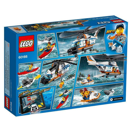 LEGO City: Heavy-Duty Rescue Helicopter - 415 Piece Building Kit [LEGO, #60166]