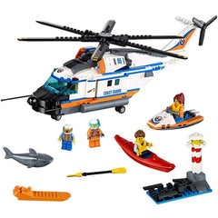 LEGO City: Heavy-Duty Rescue Helicopter - 415 Piece Building Kit [LEGO, #60166]