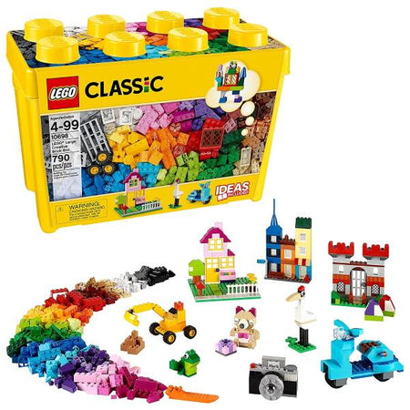 LEGO Classic:  Large Creative Brick Box - 790 Piece Building Block Set [LEGO, #10698]
