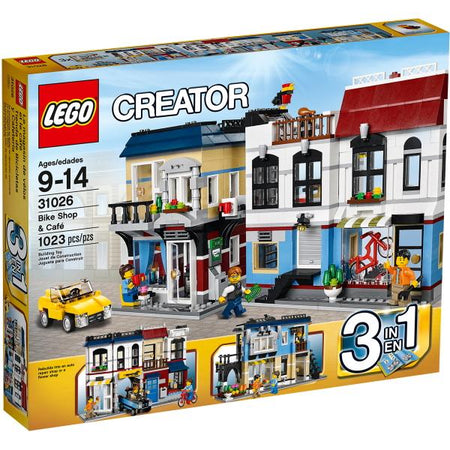 LEGO Creater: Bike Shop & Cafe - 1023 Piece Building Kit [LEGO, #31026]